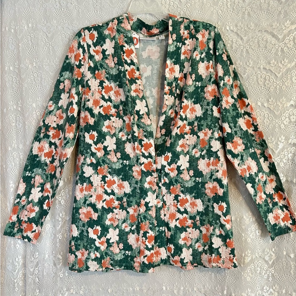 NWT Denim & Co Lightweight Knit Cardigan- Medium